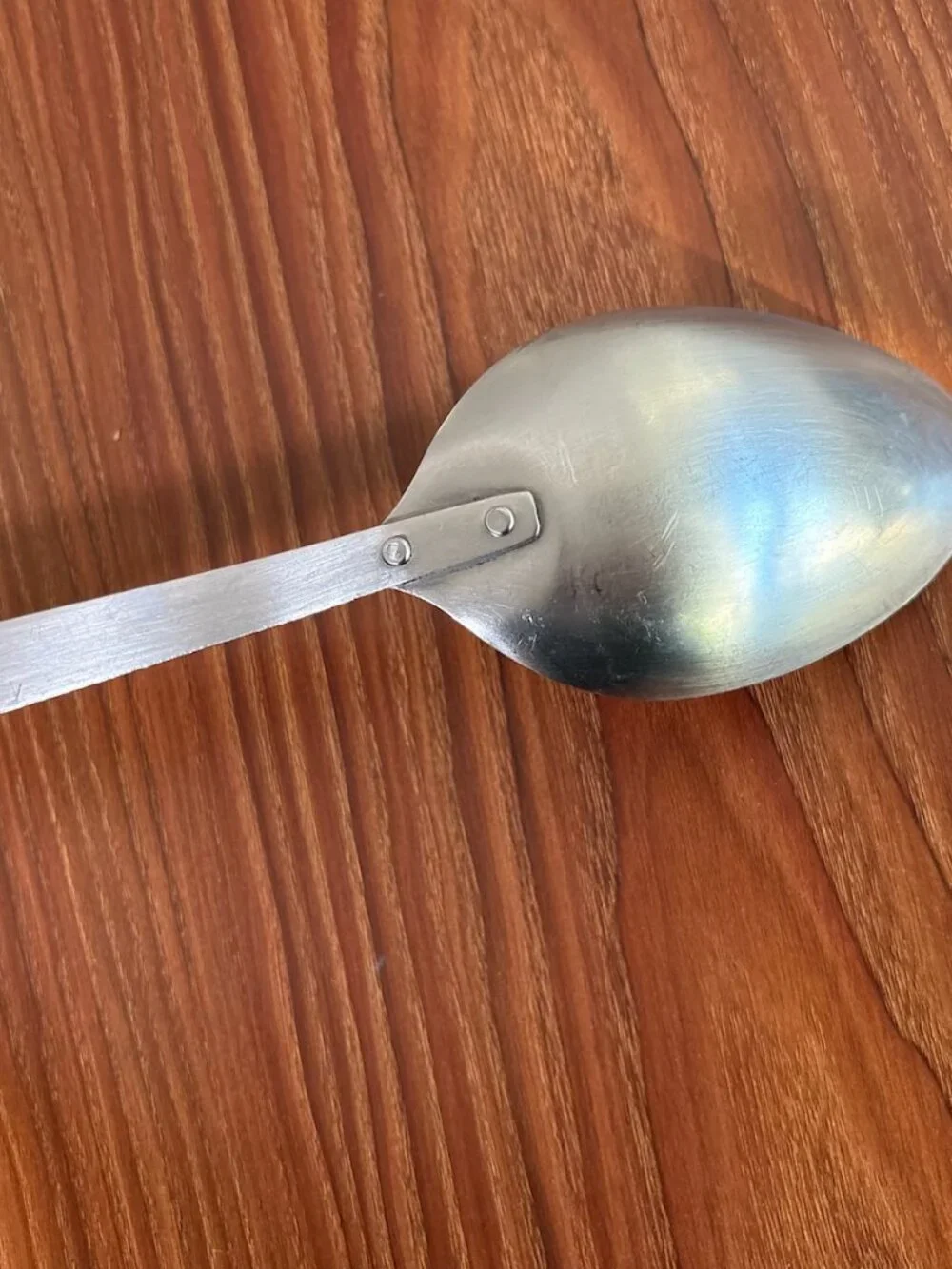 Vintage EKCO Stainless Floral Serving Spoon
